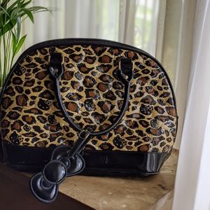 LoungeflyXHello Kitty leopard purse